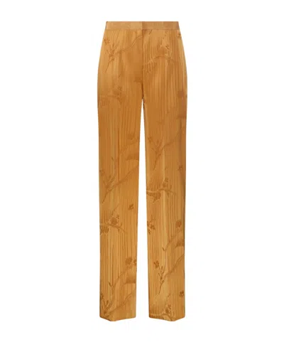 Forte Forte Crease Casual Pants In Brown