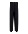 Forte Forte Creased Casual Pants In Black