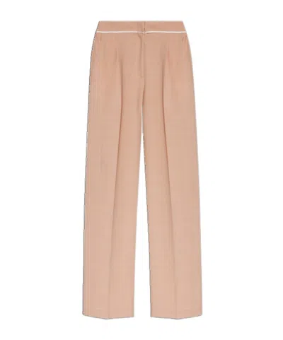 Forte Forte Creased Casual Pants In Neutral