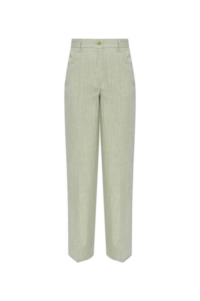 Forte Forte Creased Pants In Nude