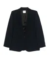 Forte Forte Single-breasted Blazer Jacket In Black