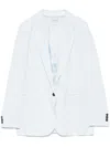 Forte Forte Women Single-breasted Blazer Jacket In Blue