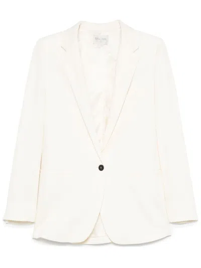 Forte Forte Crepe De Chine Blazer In White
