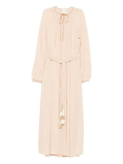 FORTE FORTE FORTE FORTE CREPE DE CHINE LONG DRESS
