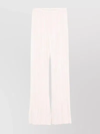 FORTE FORTE CREPE HIGH-WAISTED PLEATED TROUSERS
