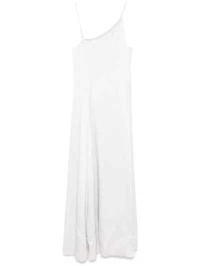 Forte Forte Maxikleid Aus Krepp In Violett