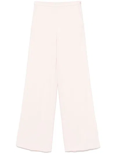 Forte Forte Crepe Palazzo Pants In Beige