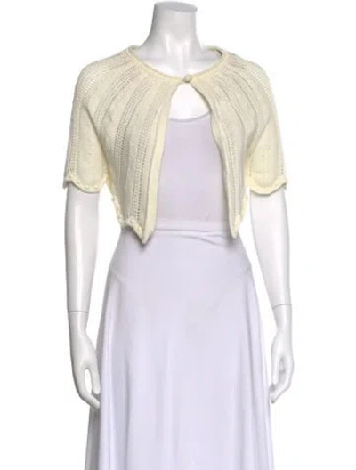 Pre-owned Forte Forte Crew Neck Sweater In White