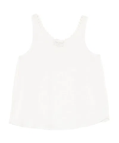 Forte Forte Crew Neck Vest In White