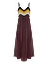 Shop Forte Forte Crochet-detail Maxi Dress In Red