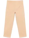 Forte Forte Cropped Trousers In Brown