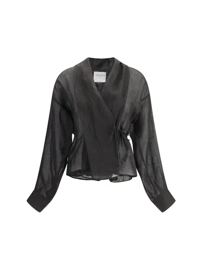 FORTE FORTE CROSSED SHIRT