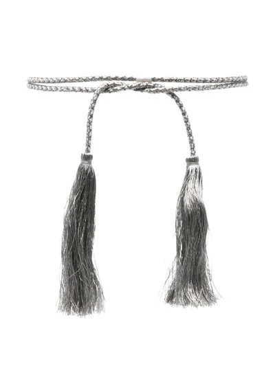 Forte Forte Crystal And Tassels Belt
