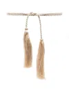 Forte Forte Crystal And Tassels Belt