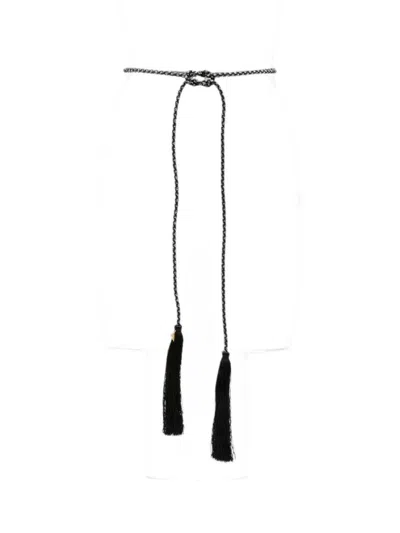 Forte Forte Crystal Belt In Black