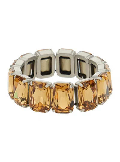 Forte Forte Crystal Bracelet In Metallic