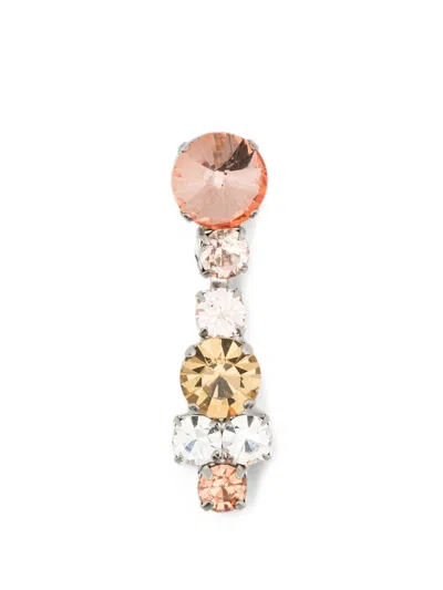 Forte Forte Crystal Earrings In Pink