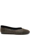 Forte Forte Crystal-embellished Ballet Flats In Black