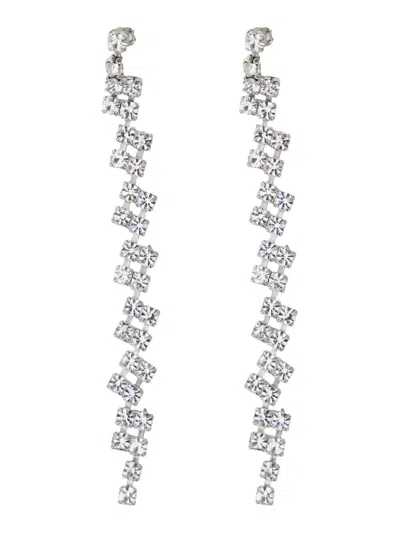 Forte Forte Crystal-embellished Drop Earrings In Metallic