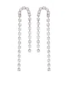 Forte Forte Women Crystal Embellished Earrings In Silver