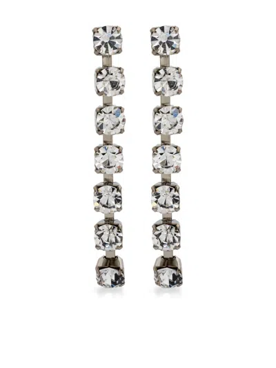 Forte Forte Crystal-embellished Earrings In Silver