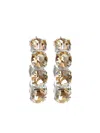 Forte Forte Crystal-embellished Hoop Earrings In Silver