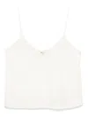 Forte Forte Silk Top With Crystal Embellishment In 中性色