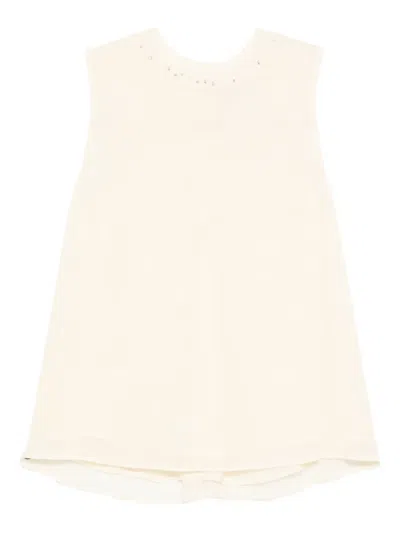 FORTE FORTE CRYSTAL-EMBELLISHMENT TOP