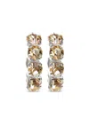 Forte Forte Crystal-embellished Hoop Earrings In Gold