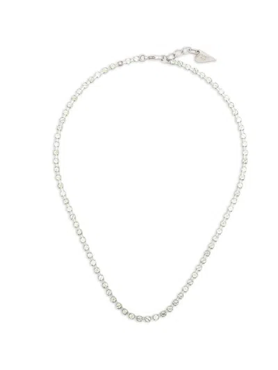Forte Forte Crystal Necklace In Metallic