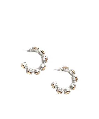 Forte Forte Crystal Pendent Earrings In Metallic