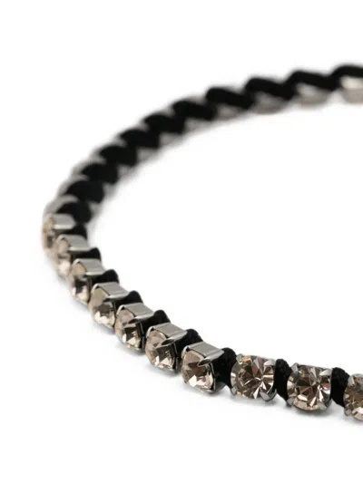Forte Forte Crystal-embellished Braided Necklace In Multi