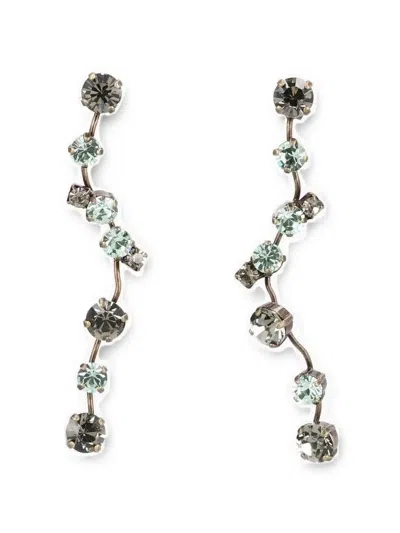 Forte Forte Crystal-embellished Drop Earrings In Gold