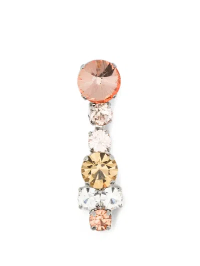 Forte Forte Crystal-embellished Drop Earrings In Silver