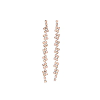 Forte Forte Crystal-embellished Drop Earrings In Transparent
