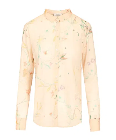 Forte Forte Deliverance Printed Shirt In Brown