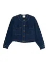 Forte Forte Cotton Denim Overshirt In Blue