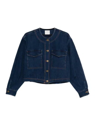Forte Forte Denim Cotton Overshirt In Blue