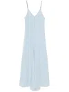 Forte Forte Midikleid Aus Denim In Blau