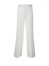 Forte Forte Diagonal Couture Palazzo Pants In White