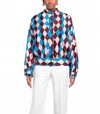 Forte Forte Diamante Silk Shirt In Rio In Multi