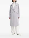 Forte Forte Double-breasted Coat In Blue