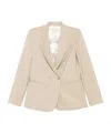 Forte Forte Double-breasted Jacket In Brown