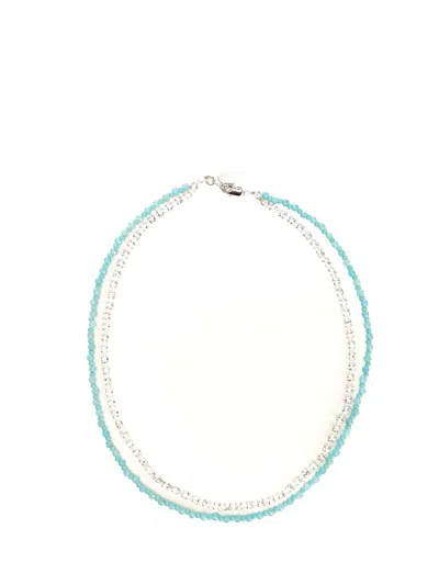 Forte Forte Double Necklace In Blue