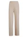 Forte Forte Double Velvet Regular Waist Pants In Brown