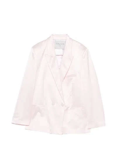 Forte Forte Double-breasted Blazer In White