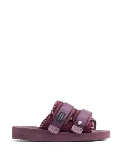 Forte Forte Double-strap Sandals In Purple