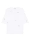 Forte Forte Dragonfly Embellished T-shirt In White