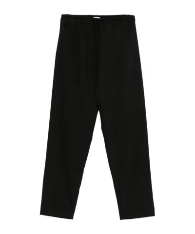 Forte Forte Drawstring Casual Pants In Black