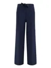 Forte Forte Cotton Bull Trousers In Blue